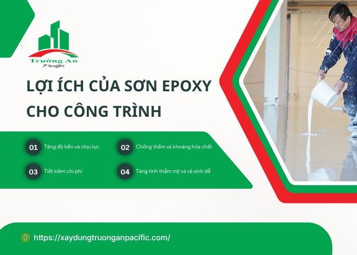 Một số lợi ích sơn epoxy mang lại cho công trình