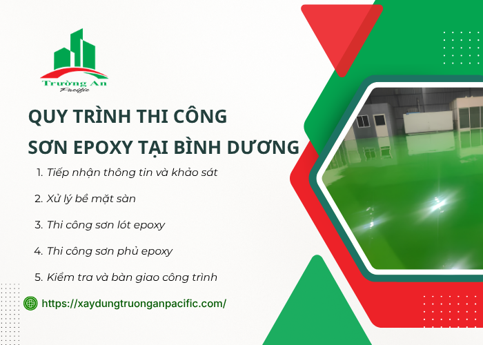 Quy trình thi công sơn epoxy Bình Dương chuyên nghiệp 