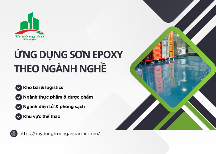 Lĩnh vực phù hợp thi công sơn epoxy Long An